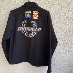 STILLWATER SUPPLY JACKET  M Zip Up Men BOMBER  SHERPA LINED COWBOY UP